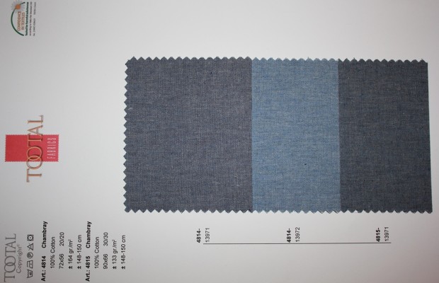 Tarkánszőtt Chambray (100% pamut)